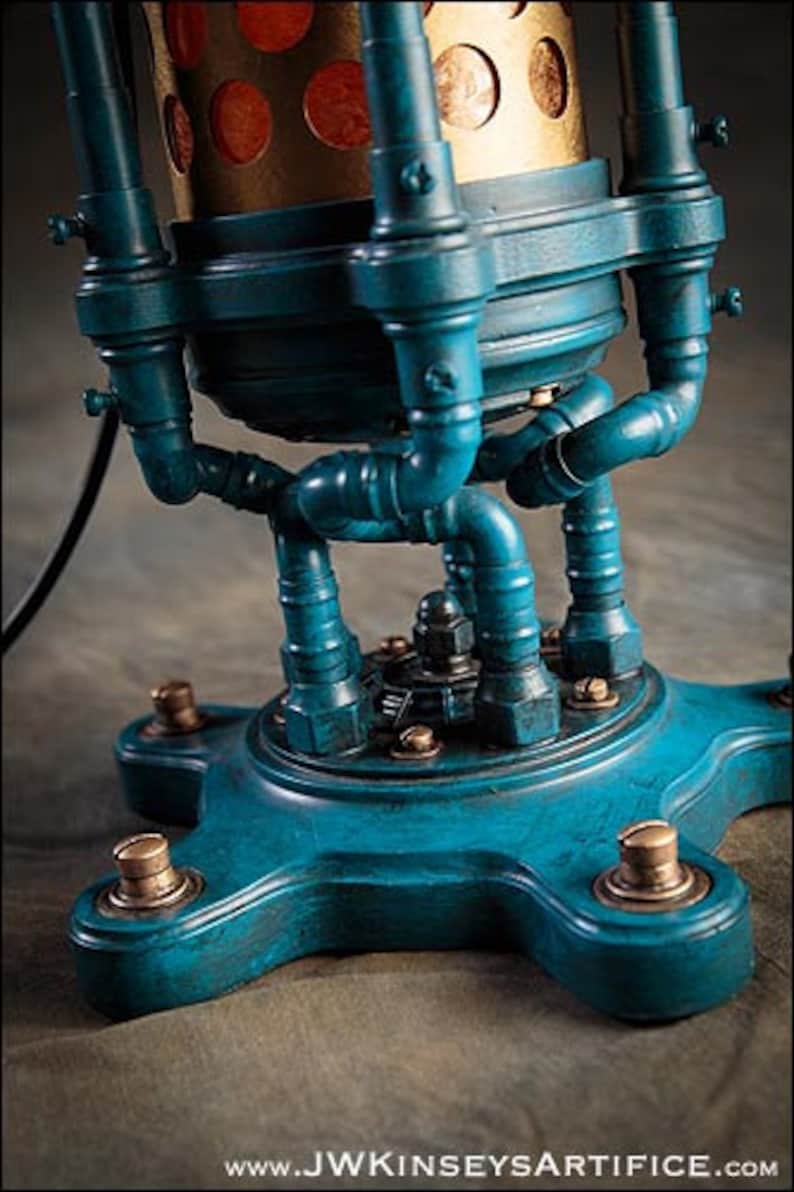 The Harrogate Table Lamp an Industrial Themed Accent Table Etsy