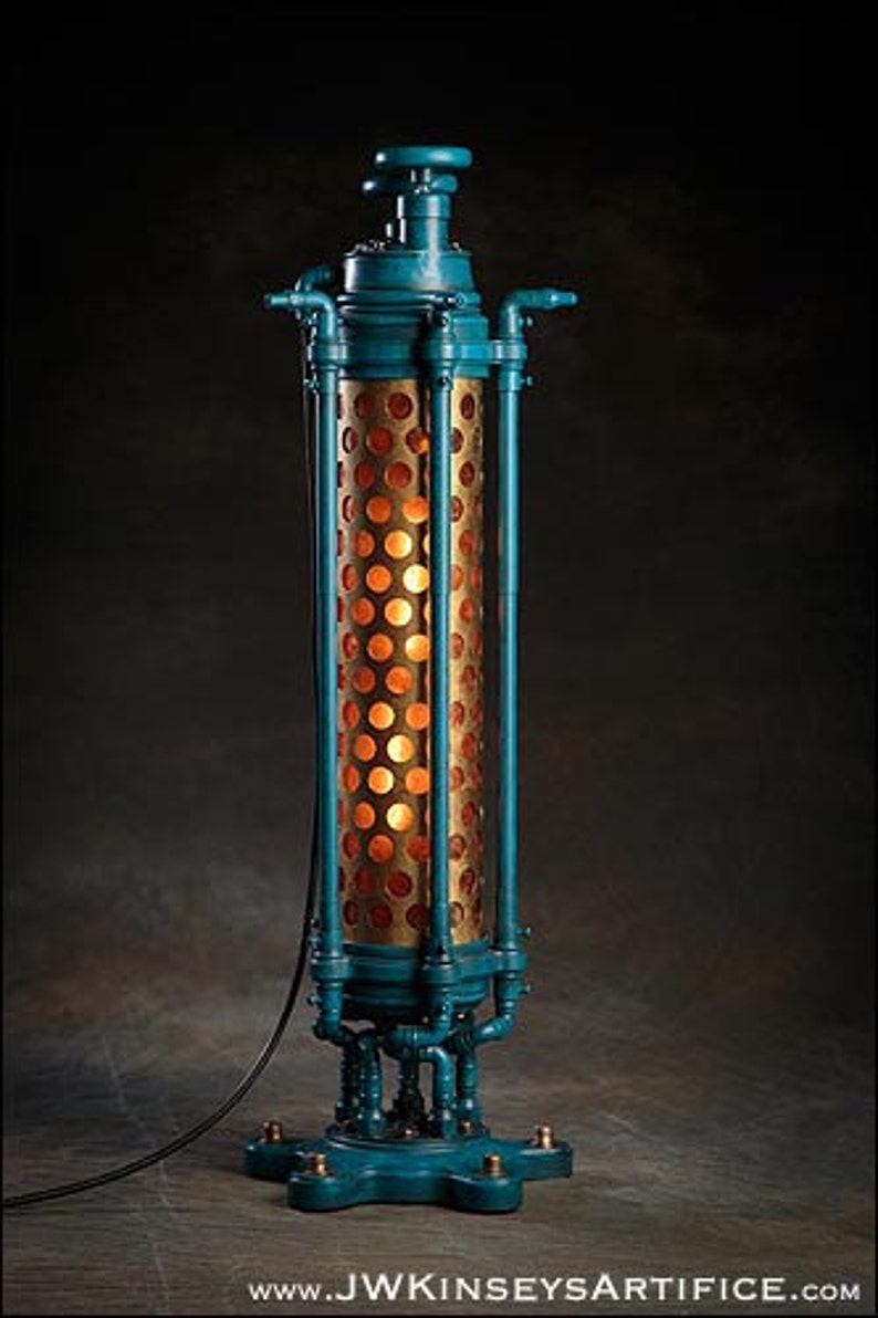 The Harrogate Table Lamp an Industrial Themed Accent Table Etsy