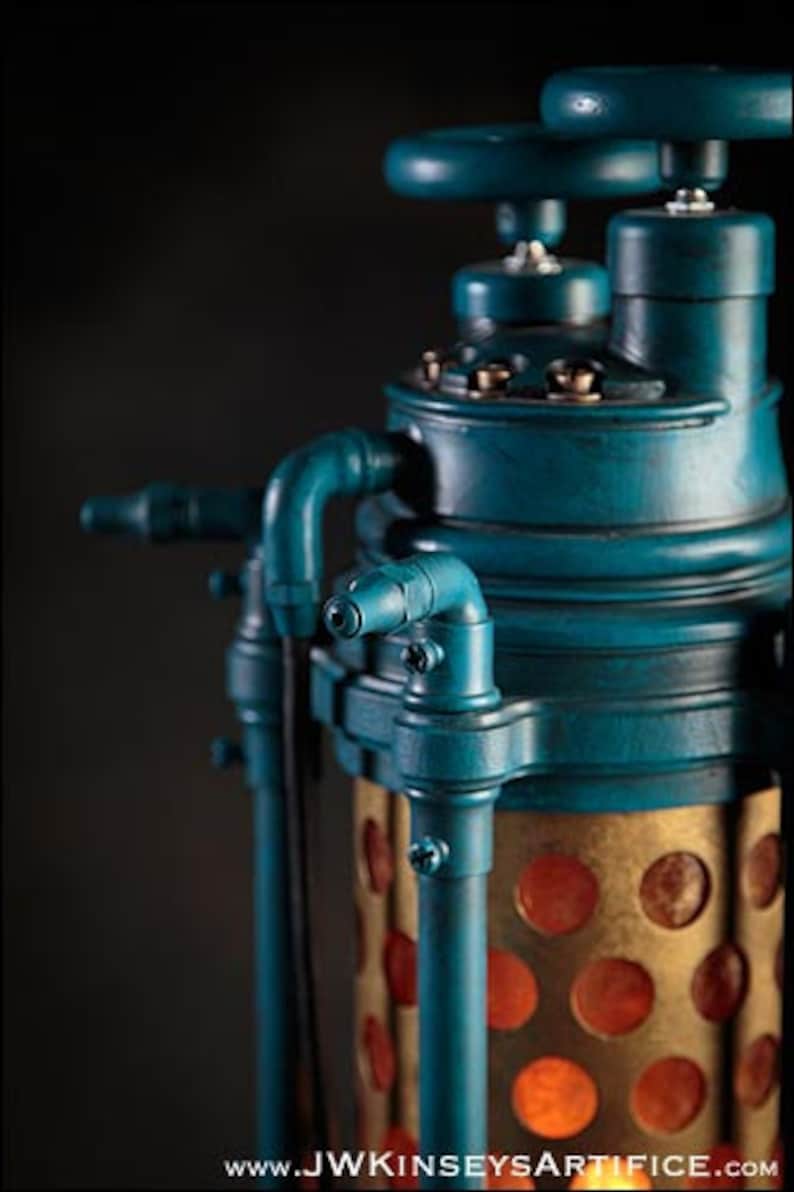 The Harrogate Table Lamp an Industrial Themed Accent Table Etsy