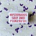 Mysterious Silly & Powerful Ted Lasso die-cut vinyl waterproof sticker 