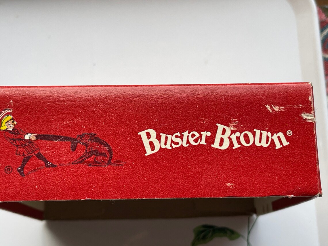 Buster Brown Shoe Box Top Great Condition Toe to Crown Etsy Buster Brown Shoe Box Top Great Condition Toe to Crown Etsy