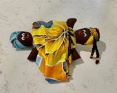 Vintage Topsy Turvy Doll Reversible Double Headed Cloth Doll Hand made