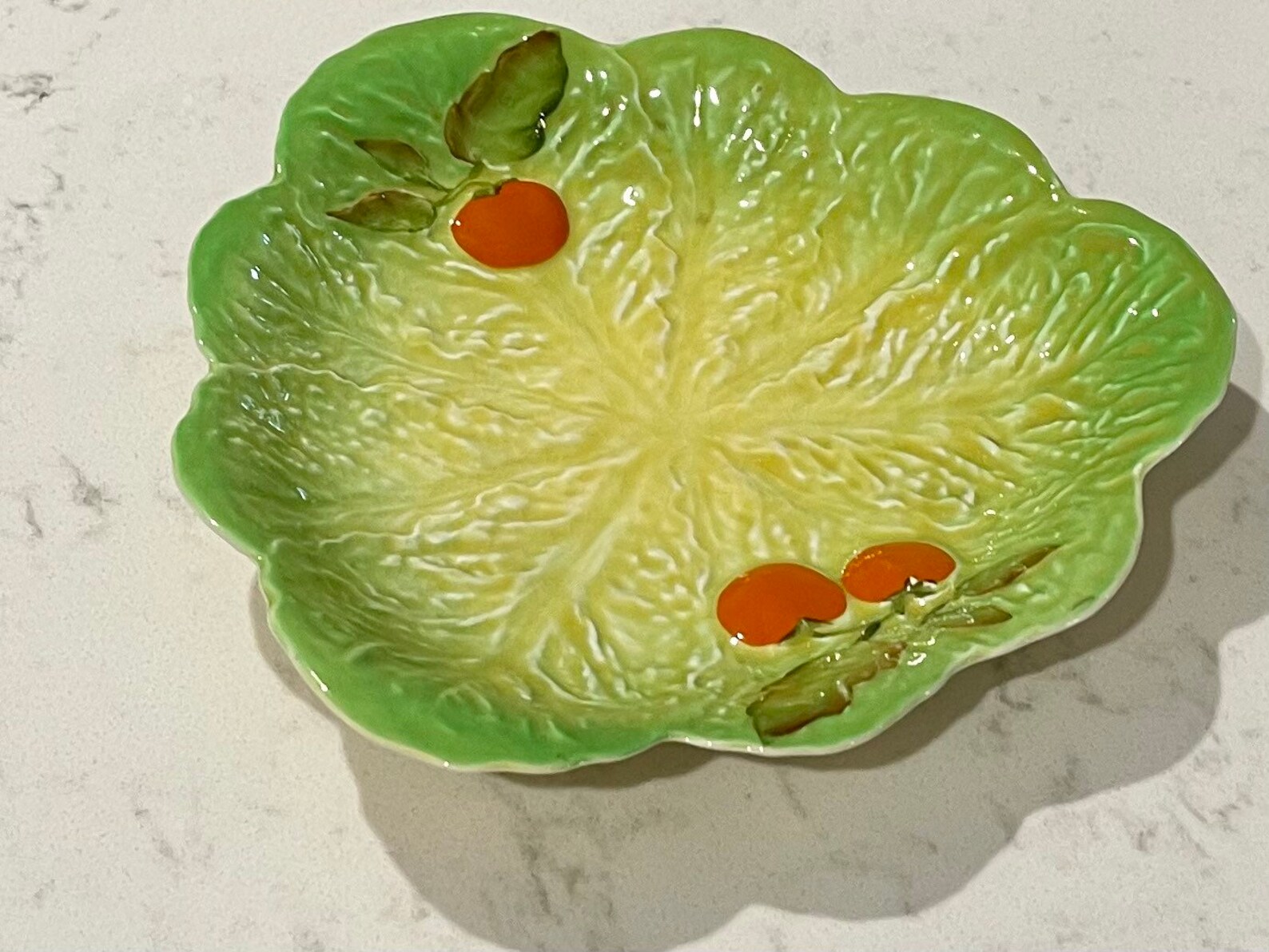 Antique Carlton Ware Lettuce and Tomato Hand Painted Plate Etsy