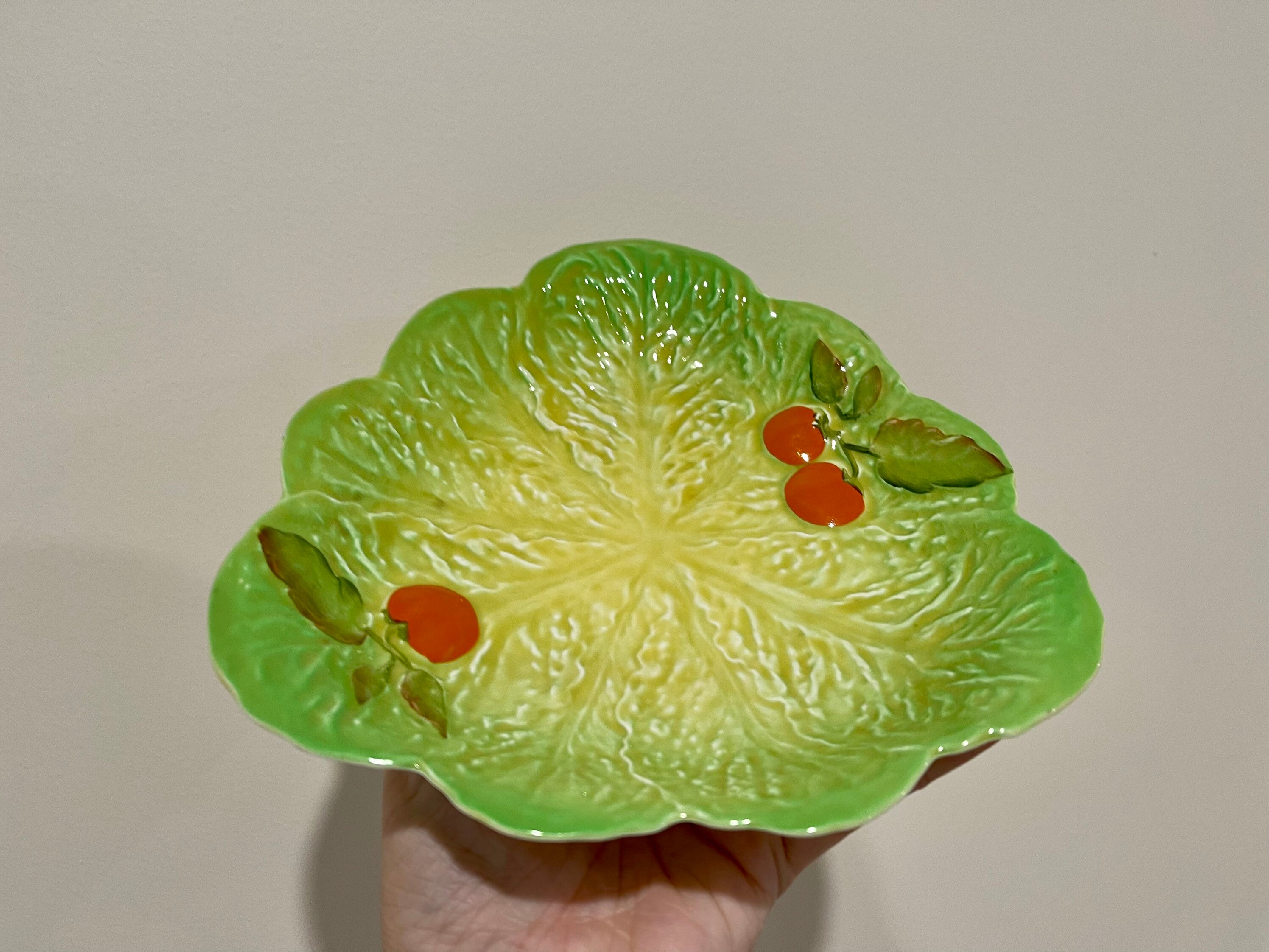 Antique Carlton Ware Lettuce and Tomato Hand Painted Plate Etsy