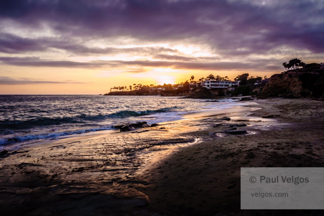 Laguna Beach Print California Canvas Wall Art Laguna Beach Etsy UK