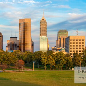 Indianapolis Skyline Wall Art: Indiana Canvas Decor, Indianapolis Photo, Indy Cityscape Print, Indianapolis Poster, Indiana City Artwork