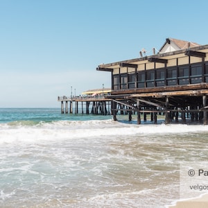 Redondo Beach Pier Print: Los Angeles Canvas, Redondo Beach Print, Southern California Photo, Redondo Beach Wall Art, Coastal Home Decor