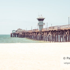 Seal Beach Pier Art: Seal Beach Art Print, Seal Beach Canvas, Orange County Gifts, Southern California Wall Art, Orange County Poster