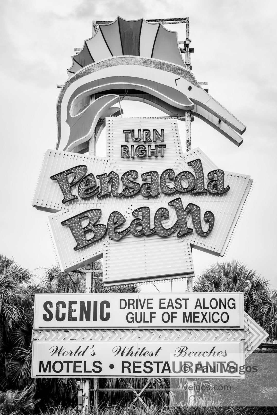 Pensacola Beach Sign Prints Pensacola Florida Decor Etsy