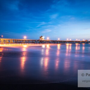 San Clemente Print: San Clemente Canvas, San Clemente Pier, Orange County Poster, California Landscape, San Clemente Gift, Orange County CA
