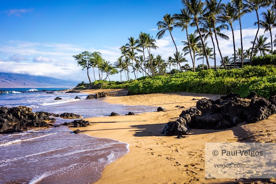 Maui Photo Print Mokapu Beach Hawaii Tropical Home Decor Etsy