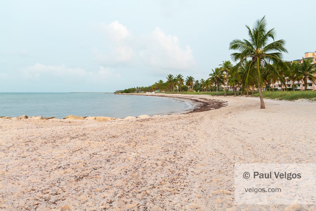 Key West Wall Art Florida Keys Print Smathers Beach Poster Etsy
