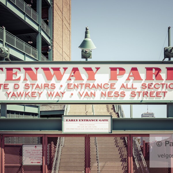 Genway Sign Fenway Park Sign - Etsy
