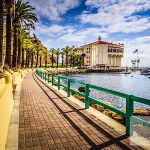 Catalina Island Print: Catalina Casino Art, Avalon Bay Artwork, California Canvas Home Decor, Santa Catalina Poster, Southern California Art