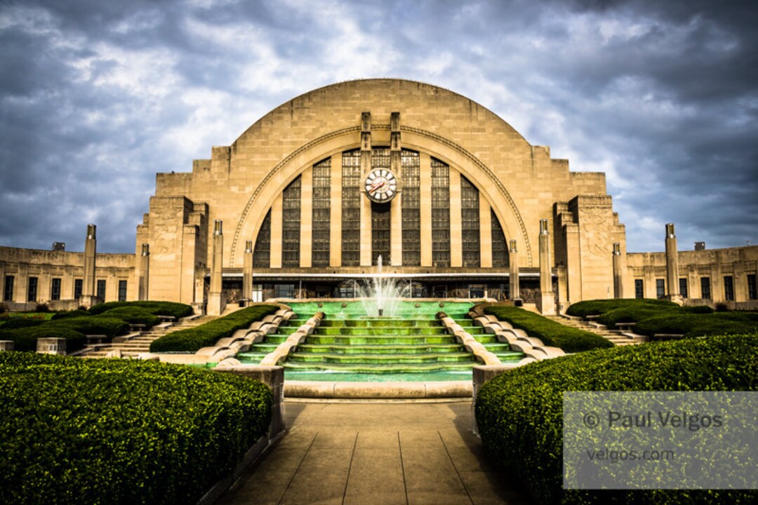 Cincinnati Museum Center Print Cincinnati Landmarks, Ohio Wall Art