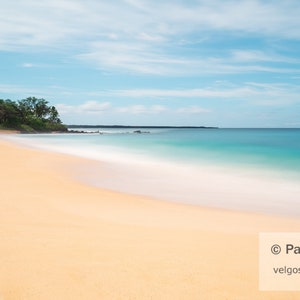 Maui Big Beach Print: Maui Big Beach Photo, Wailea Makena Poster, Maui Hawaii Gifts, Hawaii Beach Canvas, Maui Artwork, Hawaiian Beach Decor