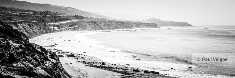 Crystal Cove Art: Newport Beach Print, Southern California Coast Art, Newport Beach Canvas, Orange County CA, Newport Beach Poster Retro image 4
