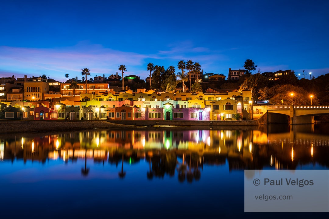 Capitola Wall Art Hotel Art, Capitola Night Print, California