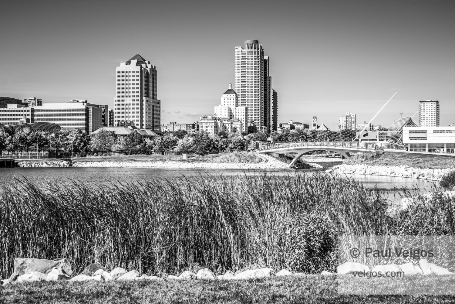 Milwaukee Art Print Large Canvas Print City Skyline Art Etsy