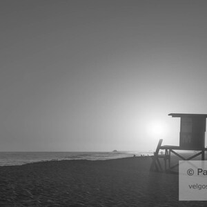 Newport Beach Poster: Lifeguard Tower Art, Newport Beach Print, Southern California Sunset Wall Art, Newport Beach Photo, Orange County CA image 3