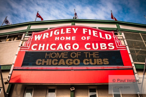 wrigley field sign