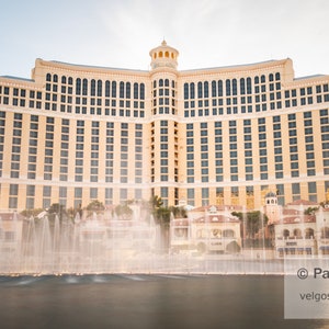 Bellagio Hotel Print: Las Vegas Casino Art, Nevada Poster Gifts, Las Vegas Art Print, Casino Wall Art Gift, Las Vegas NV, Nevada Canvas Art