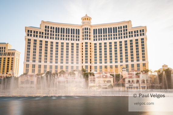 Bellagio Hotel, The Strip, Las Vegas, Nevada Wall Art, Canvas