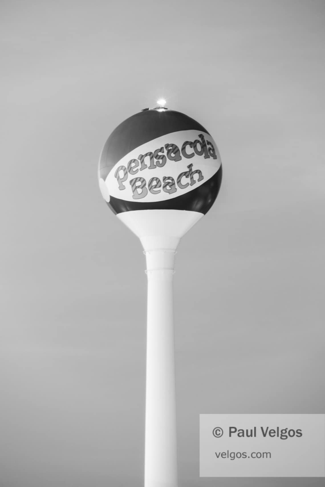 Pensacola Wall Art Beach Ball Water Tower Decor Pensacola Etsy