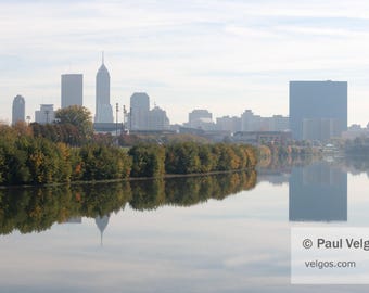 Indianapolis Skyline Print: Indiana Wall Art, Indianapolis Photos, Indiana Canvas Decor, Indianapolis Poster, Indiana Artwork, Downtown Indy