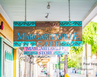 Key West Wall Art: Margaritaville Print, Florida Keys Poster, Margaritaville Decor, Key West Canvas, Jimmy Buffett Artwork, Key West Photo