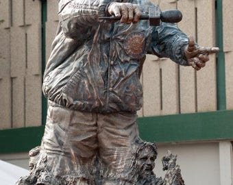 Harry Caray Print: Harry Carey Poster, Wrigley Field Canvas, Chicago Cubs Gift, Harry Caray Statue, Wrigley Field Photo, Chicago Cubs Gifts