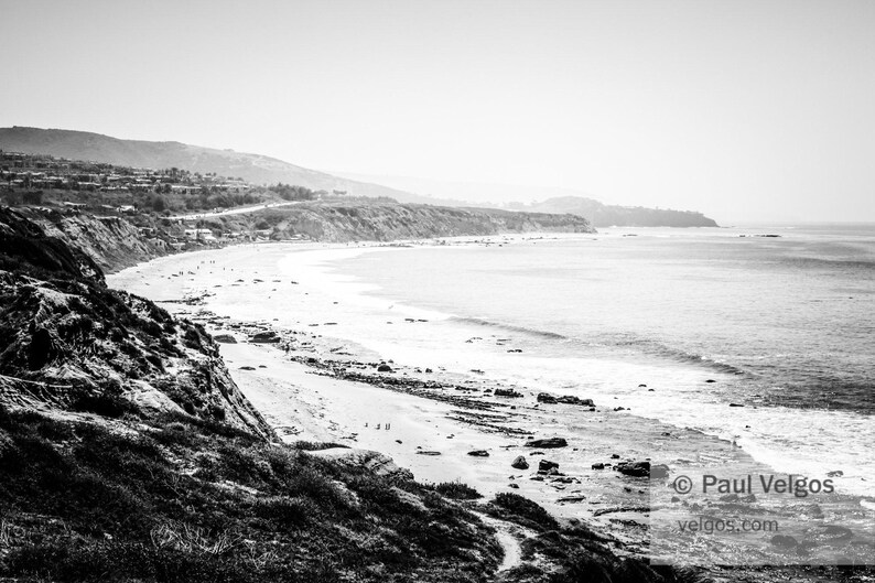 Crystal Cove Art: Newport Beach Print, Southern California Coast Art, Newport Beach Canvas, Orange County CA, Newport Beach Poster Retro image 3