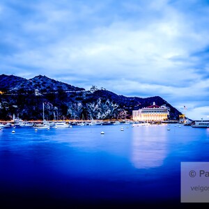 Catalina Island Poster: Catalina Casino Art, Avalon Bay Print, Catalina Harbor Art, California Canvas Wall Art, Santa Catalina Poster