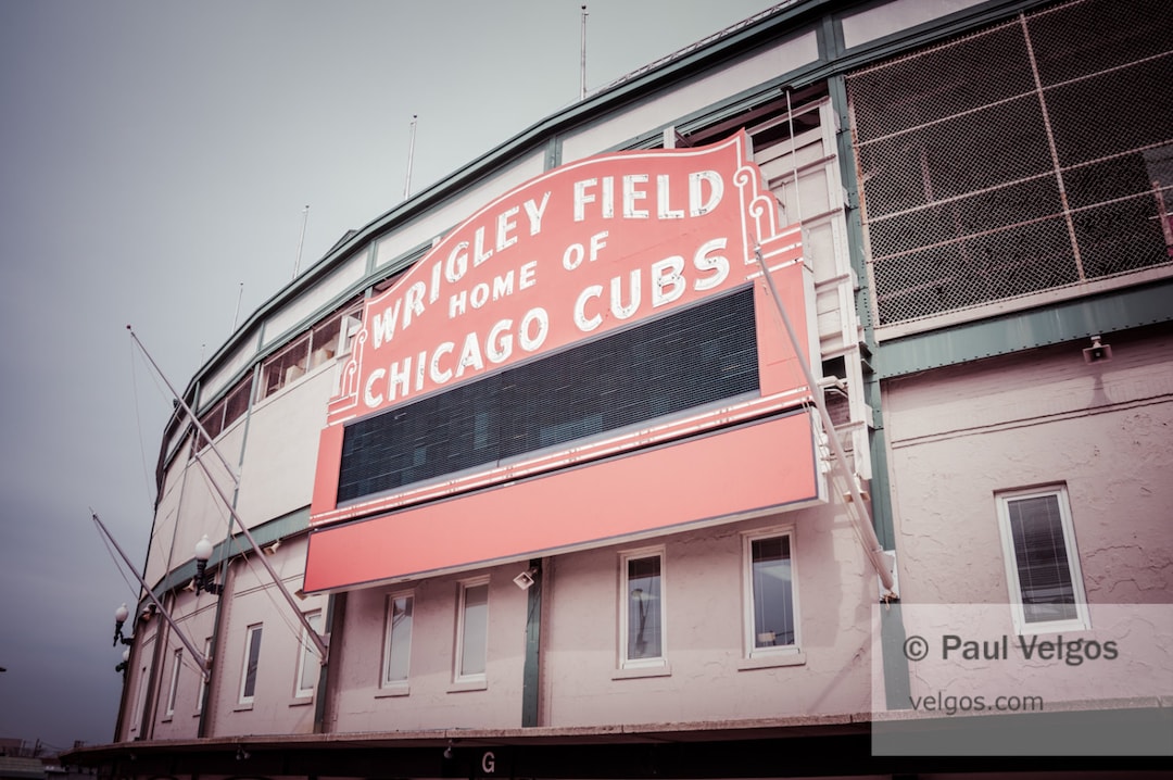 Wrigley Field Sign Print: Chicago Cubs Vintage, Wrigley Field Sign ...
