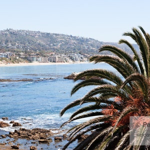 Orange County Art: Laguna Beach Print, Orange County CA, Southern California, Laguna Beach Poster, California Canvas Wall Art, Orange County