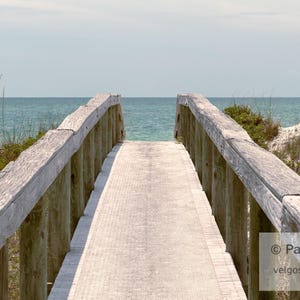 St Pete Beach Print: Boardwalk Entrance Art, Pass-a-Grille Beach, St. Pete Beach Poster, Gulf Coast Florida Art, St Petersburg Photo Artwork
