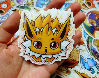 Jolteon eeveelution Vinyl Sticker 3 inch