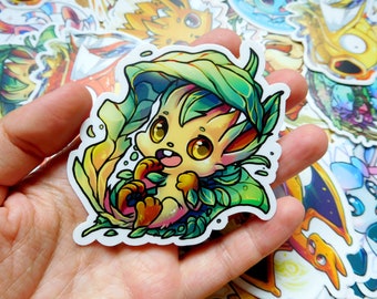 Leafeon eeveelution Vinyl Sticker 3 inch