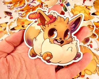 Gigantimax eevee Vinyl Sticker 3 inch