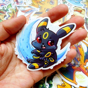 Umbreon eeveelution Vinyl Sticker 3 inch image 1