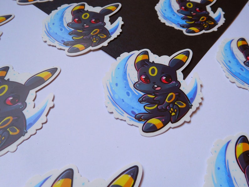 Umbreon eeveelution Vinyl Sticker 3 inch image 3