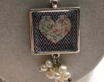 Pearl Heart Necklace