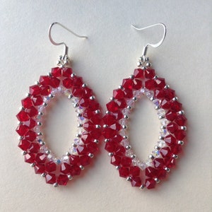 Red Cocktail Earrings