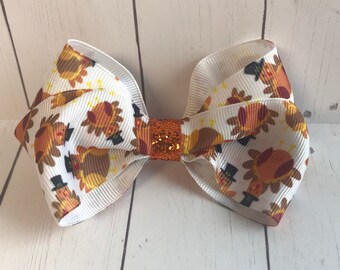 Turkey Hair Bow