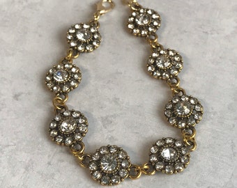 Circle Rhinestone Bracelet
