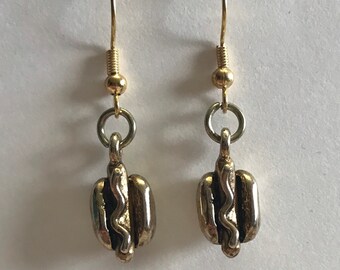 Hot Dog Earrings