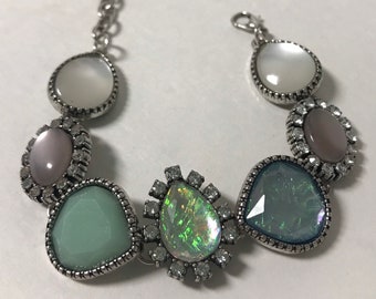 Pastel Rhinestone Bracelet