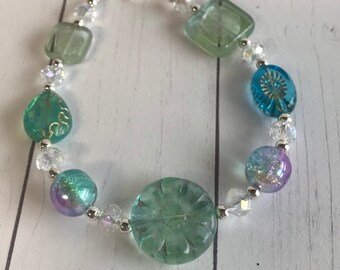 Czech Flower Bracelet