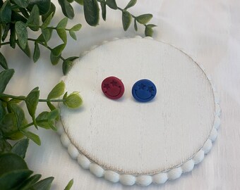 Smiley Face Studs