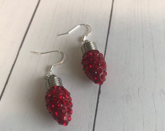 Christmas Bulb Earrings